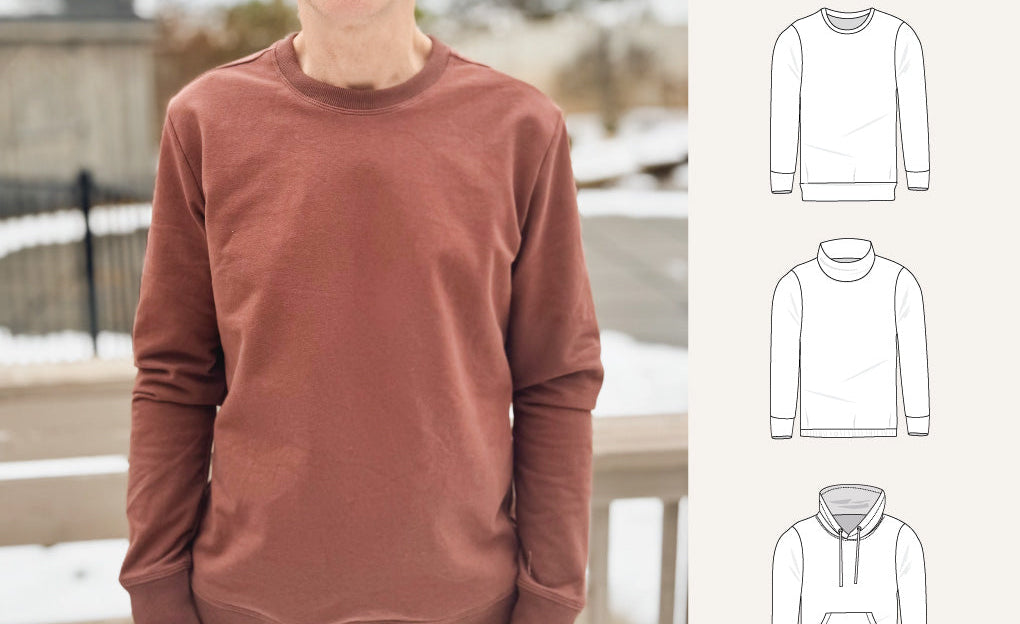 Crew pullover for men (PDF)