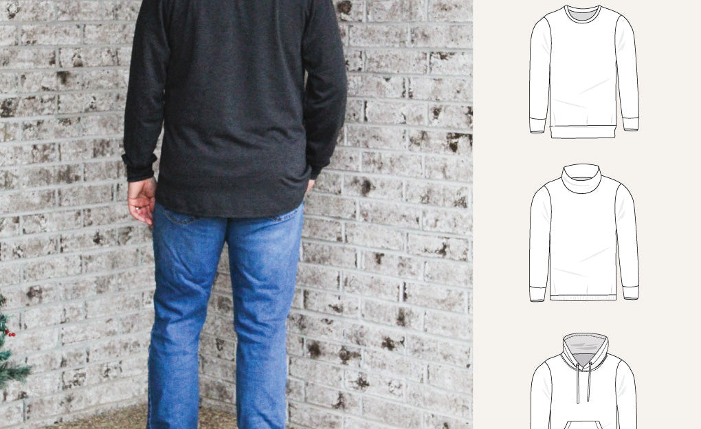 Crew pullover for men (PDF)