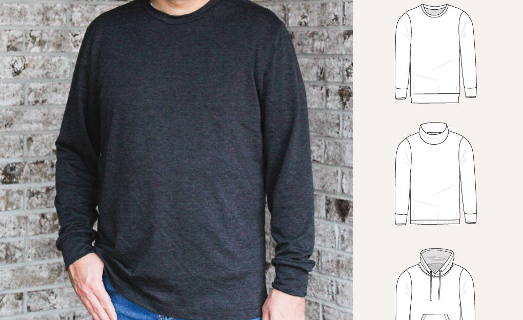 Crew pullover for men (PDF)
