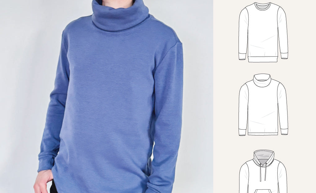 Crew pullover for men (PDF)