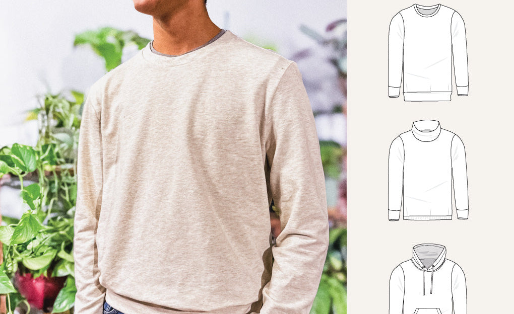 Crew pullover for men (PDF)