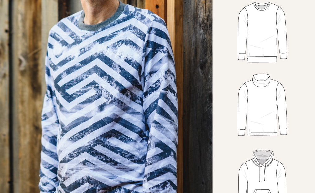 Crew pullover for men (PDF)