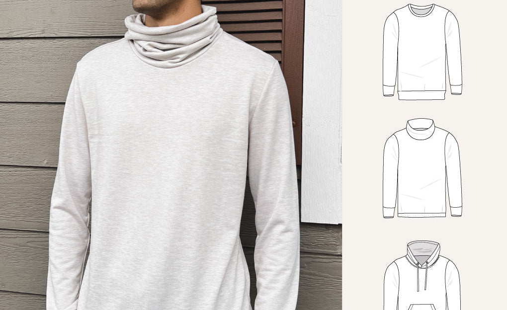 Crew pullover for men (PDF)