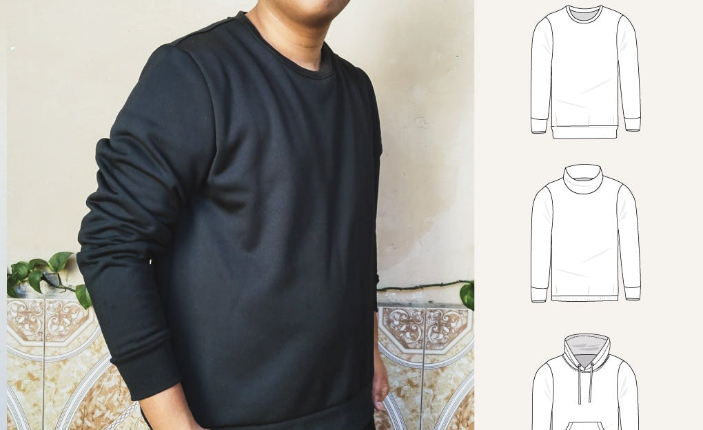 Crew pullover for men (PDF)