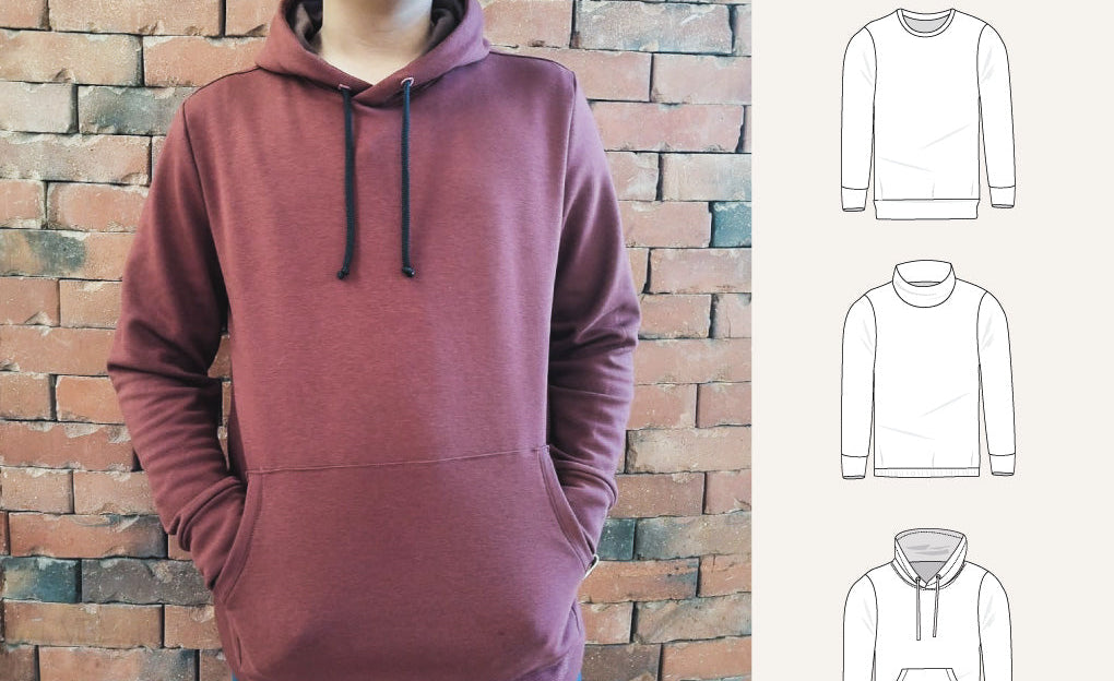 Crew pullover for men (PDF)