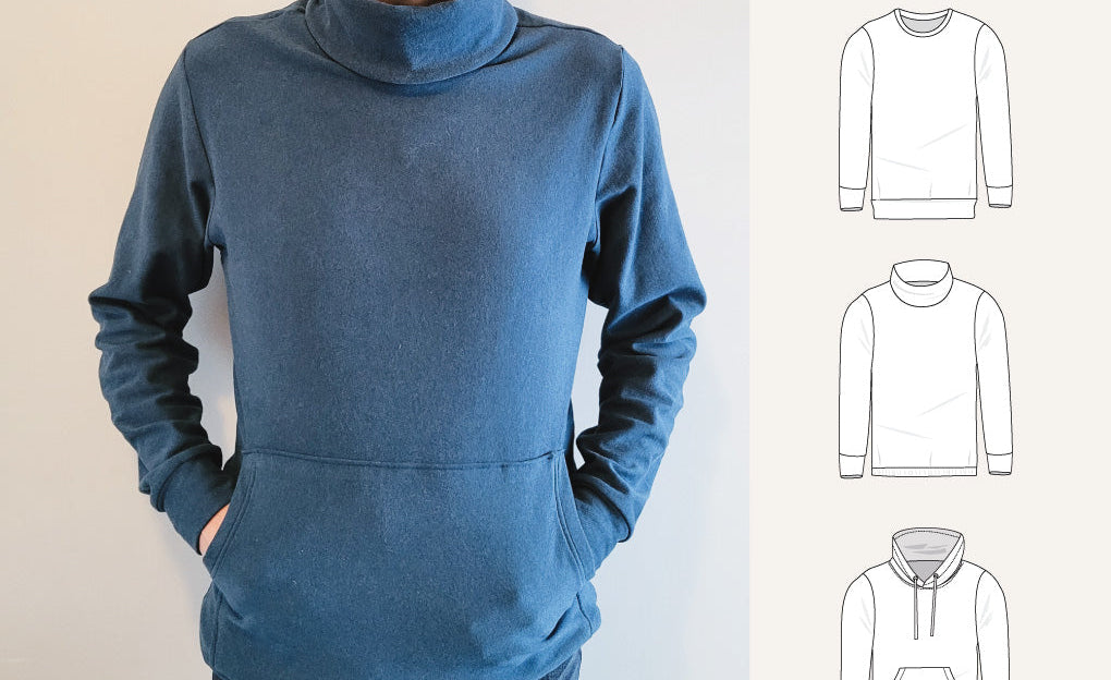 Crew pullover for men (PDF)
