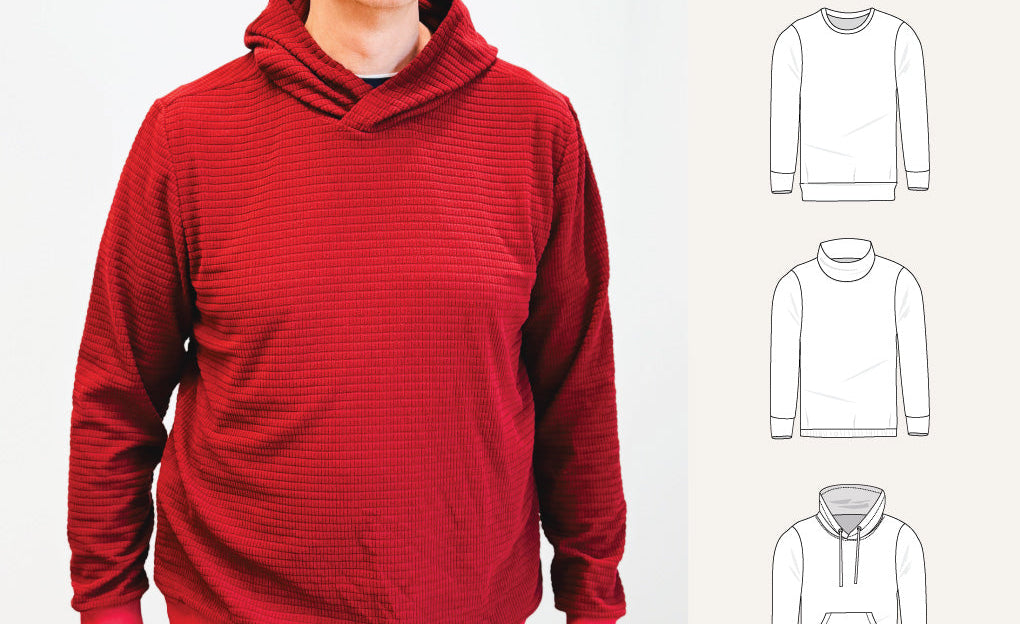 Crew pullover for men (PDF)