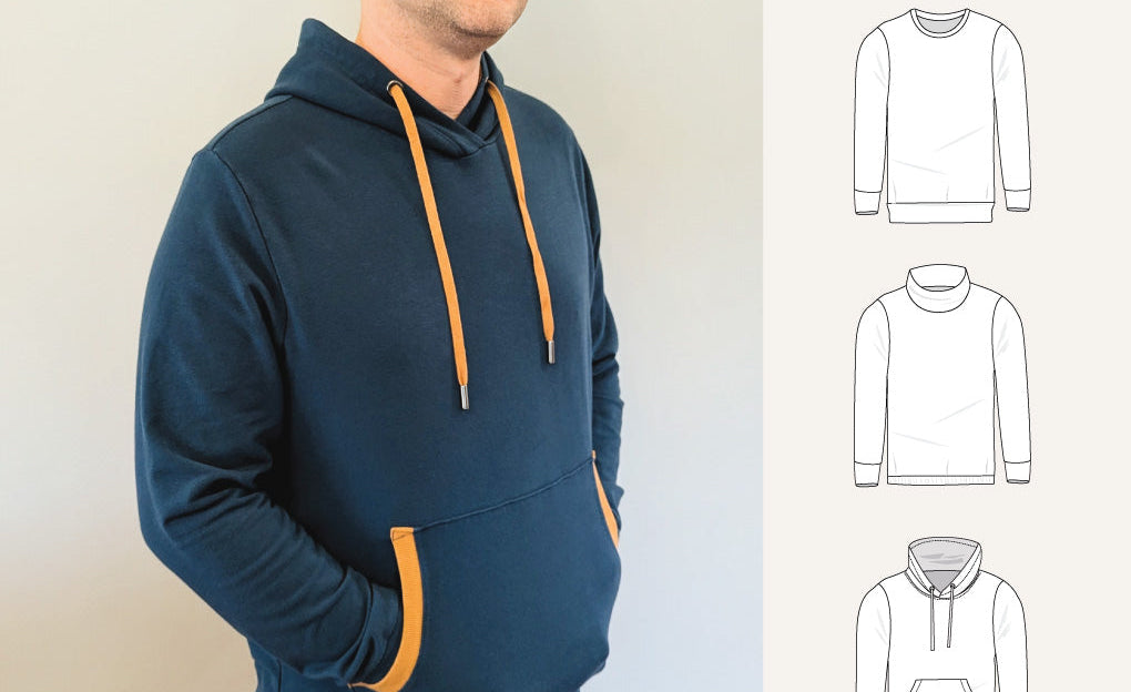 Crew pullover for men (PDF)