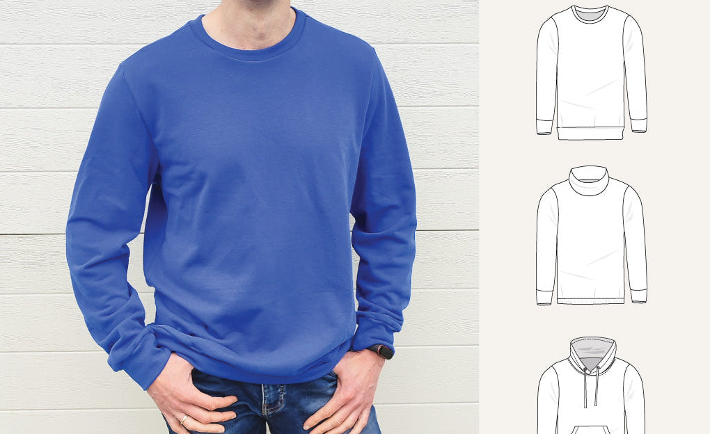 Crew pullover for men (PDF)