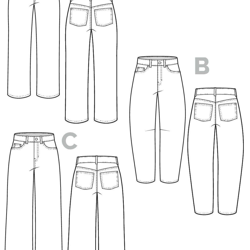 Frank Jeans Pattern