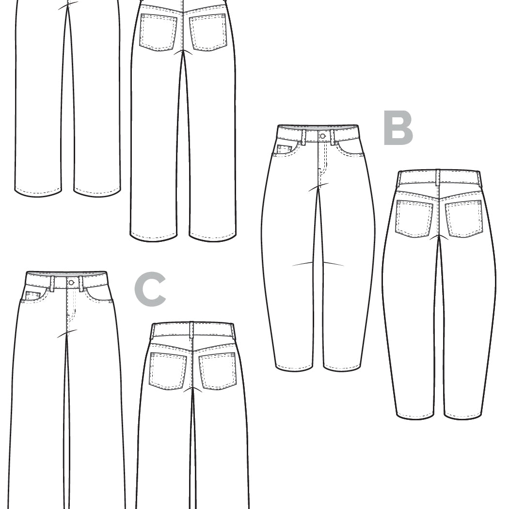 Frank Jeans Pattern