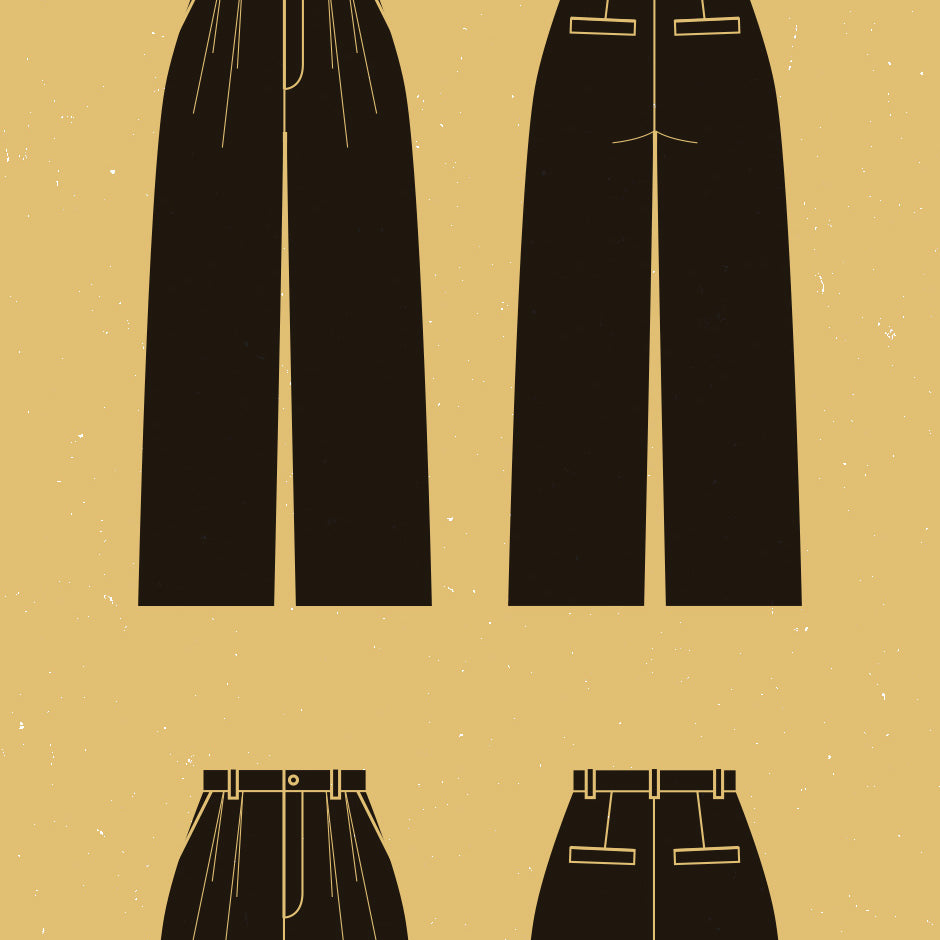 Genêt Pants + Shorts Pattern