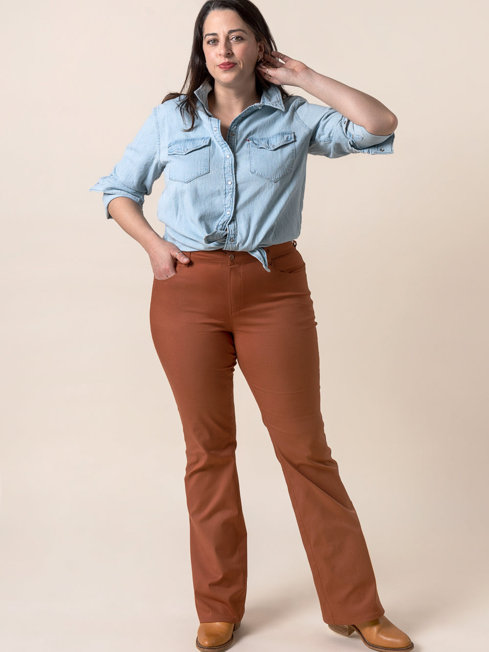 Jude Flare Jeans Pattern
