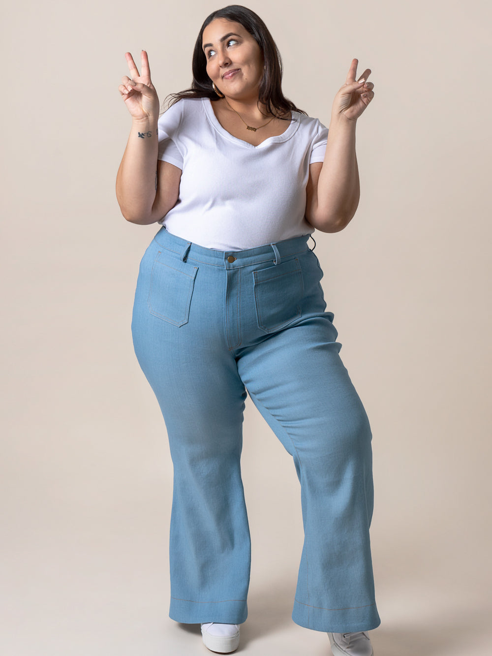 Jude Flare Jeans Pattern