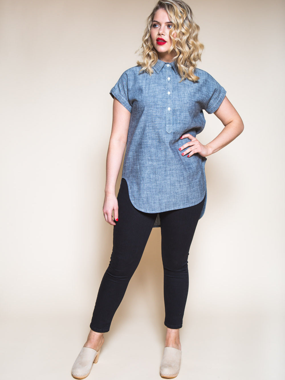 Kalle Shirt + Shirtdress Pattern
