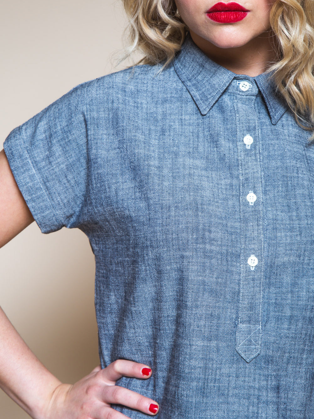 Kalle Shirt + Shirtdress Pattern