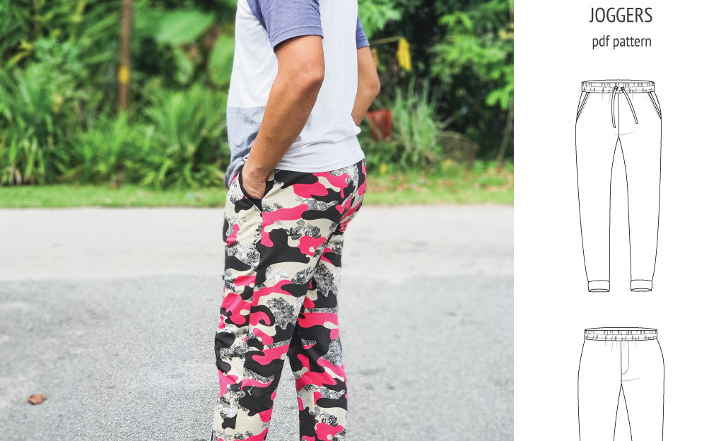 Lakeside knit joggers for men (PDF)