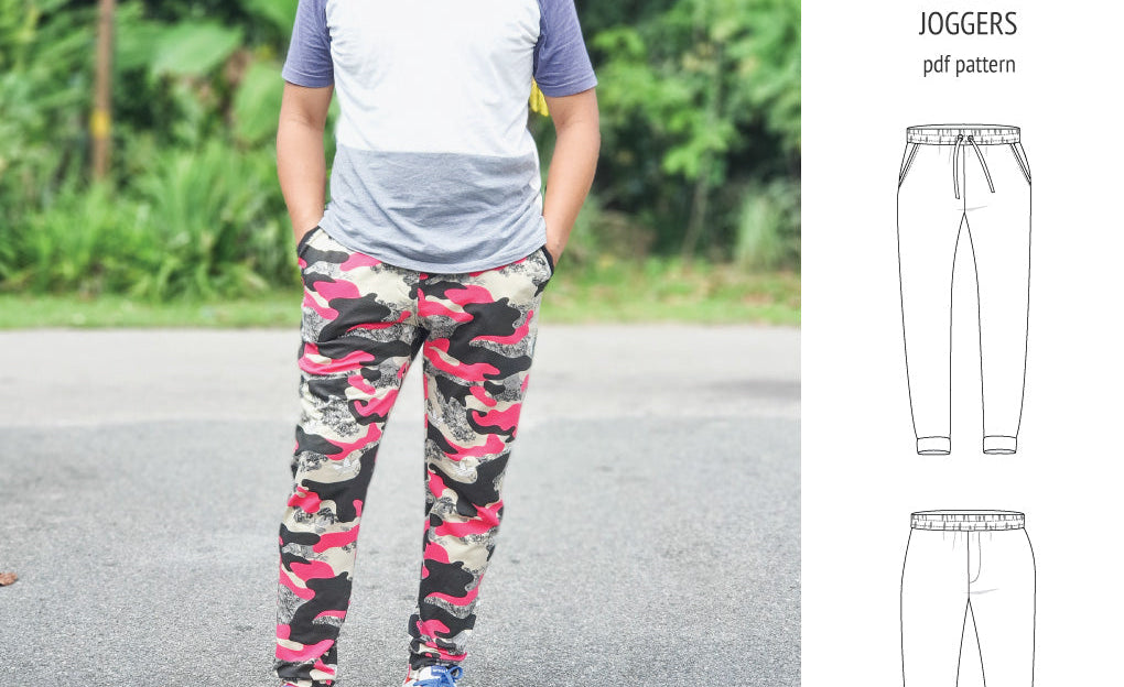 Lakeside knit joggers for men (PDF)