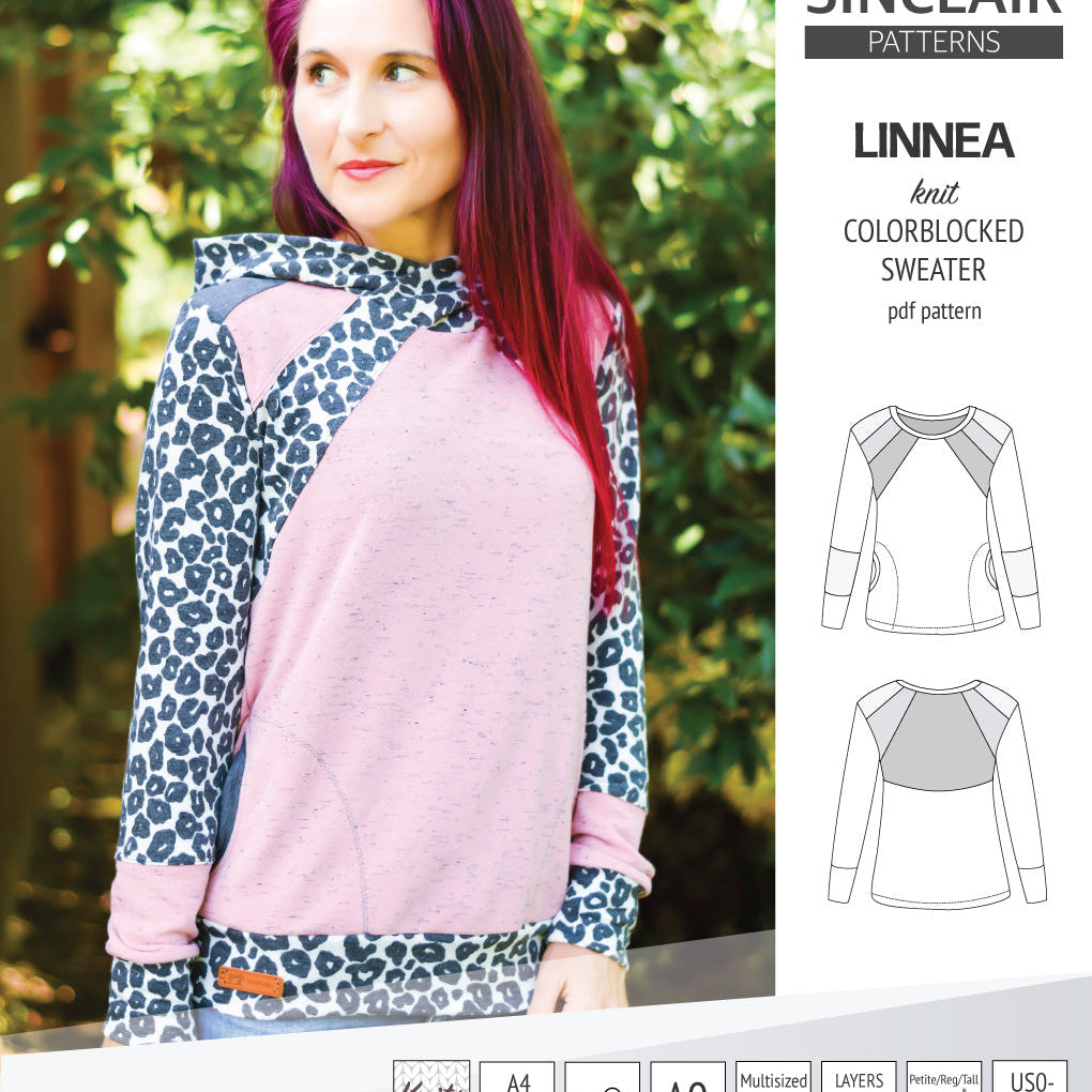 Linnea colorblocked sweater (PDF)