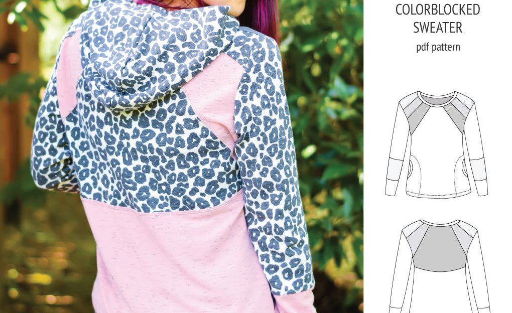 Linnea colorblocked sweater (PDF)
