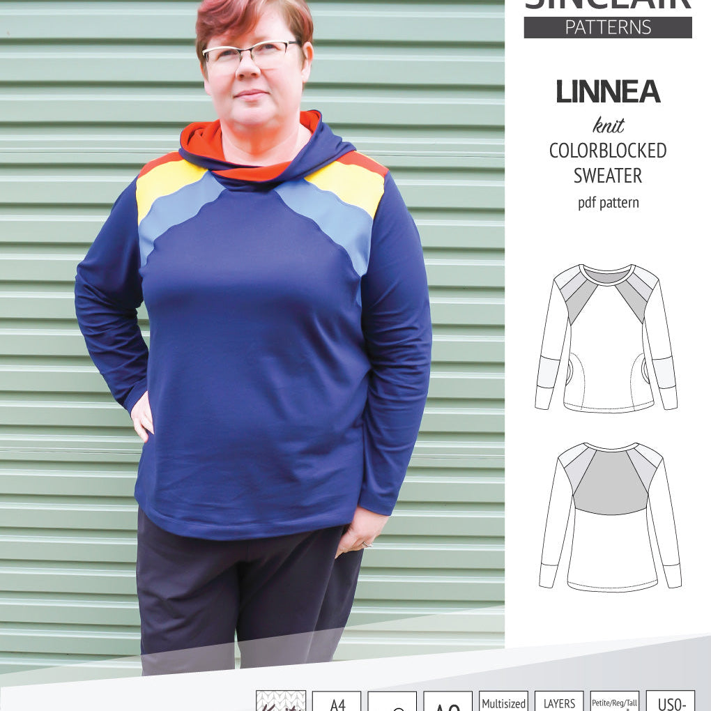 Linnea colorblocked sweater (PDF)