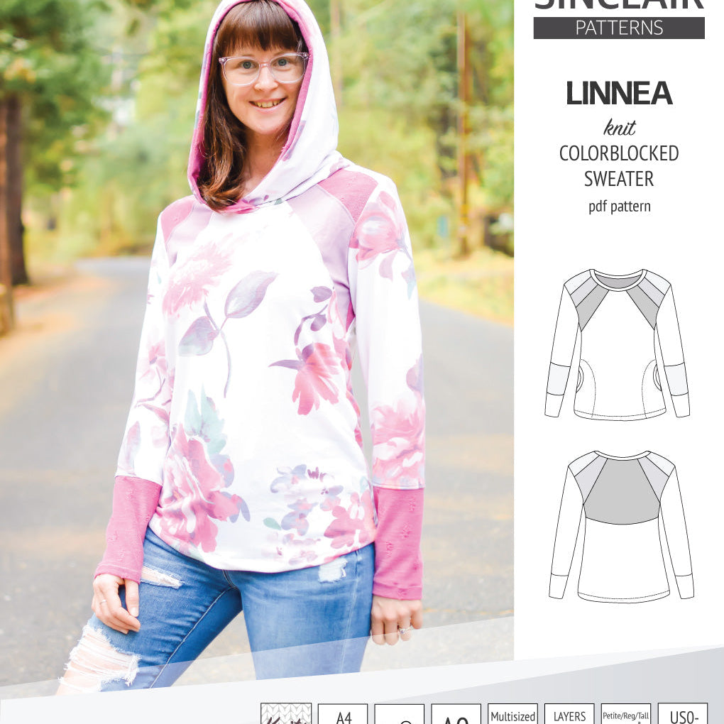 Linnea colorblocked sweater (PDF)