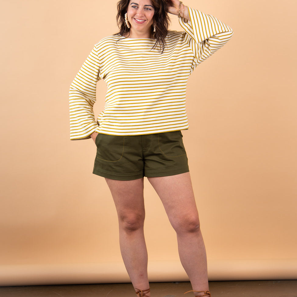 Marine Knit Top + Dress Pattern