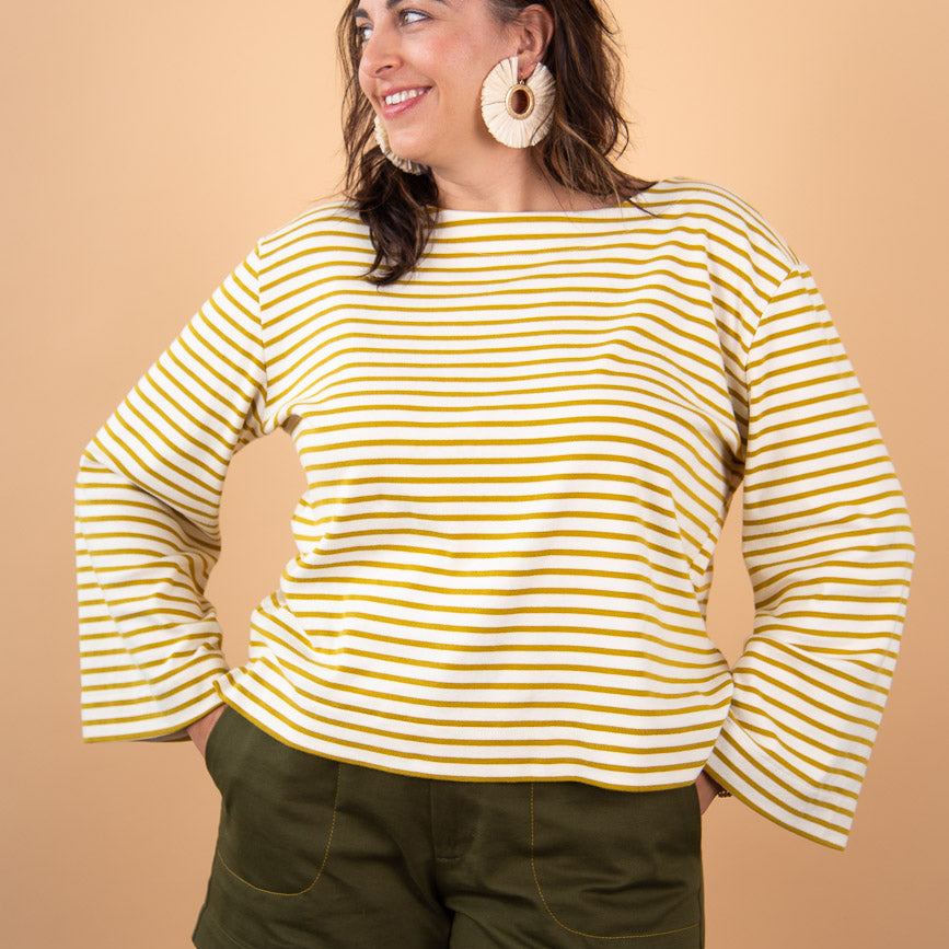 Marine Knit Top + Dress Pattern