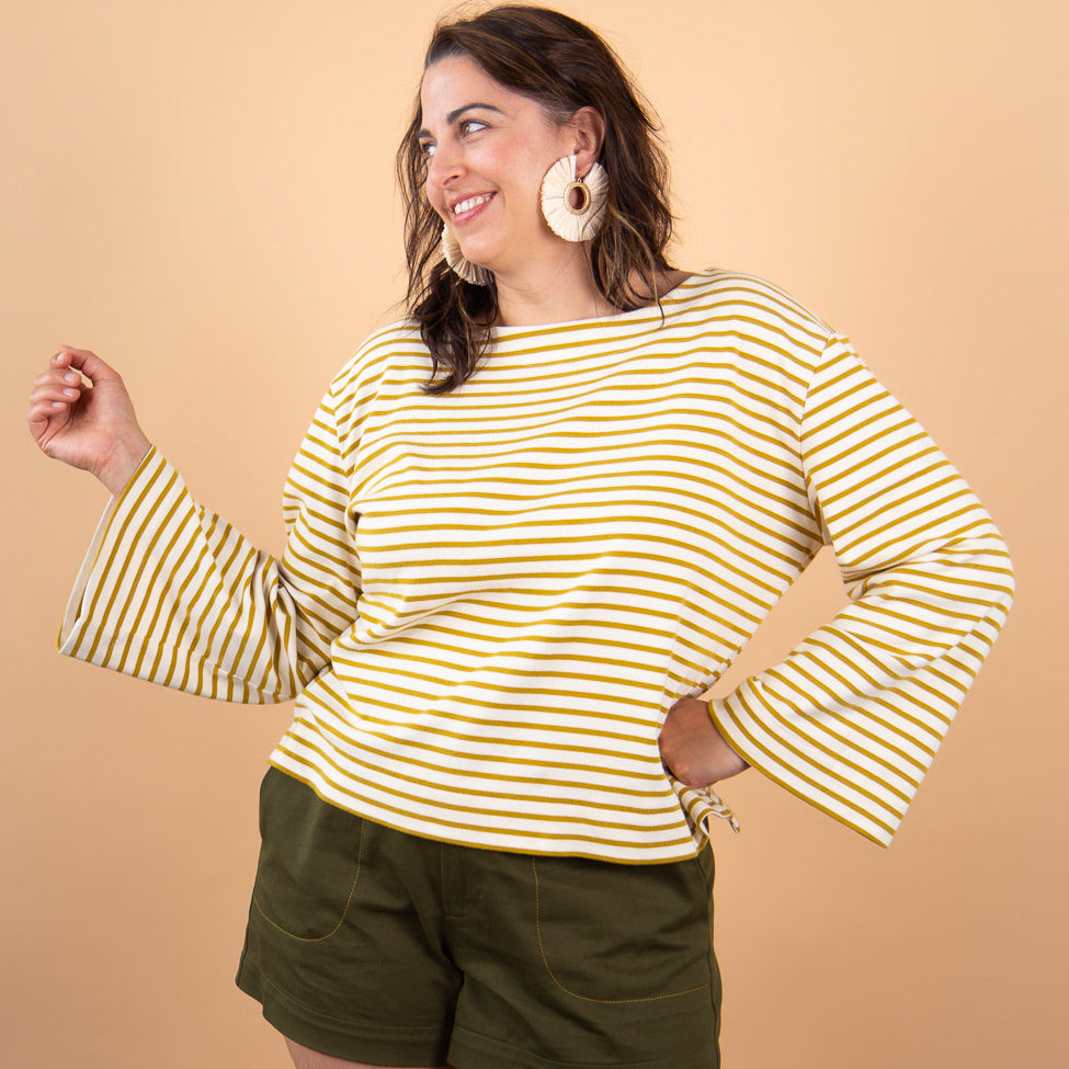 Marine Knit Top + Dress Pattern