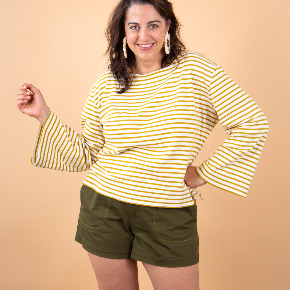 Marine Knit Top + Dress Pattern