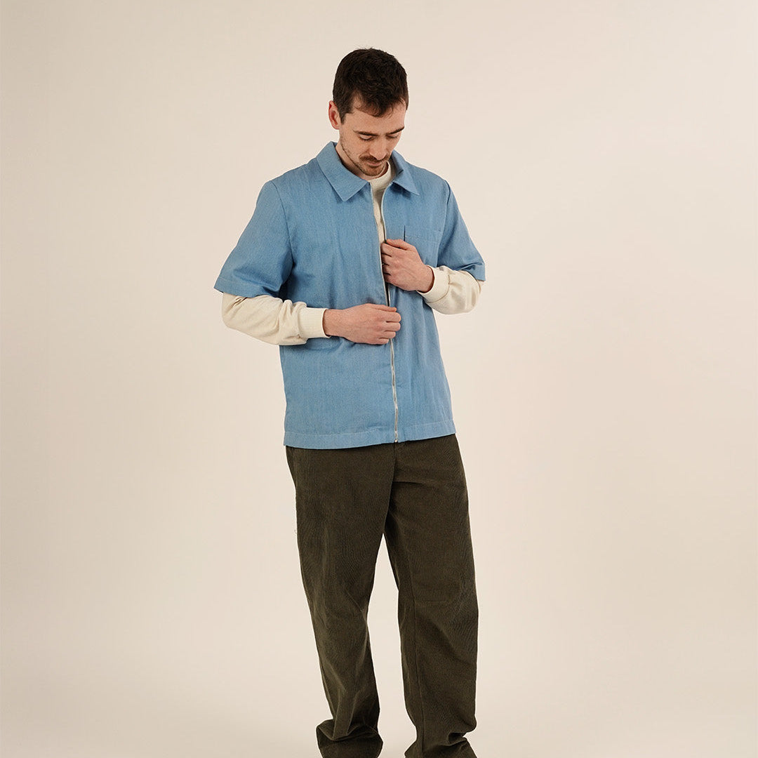 Men's Zip Shirt Sewing Pattern