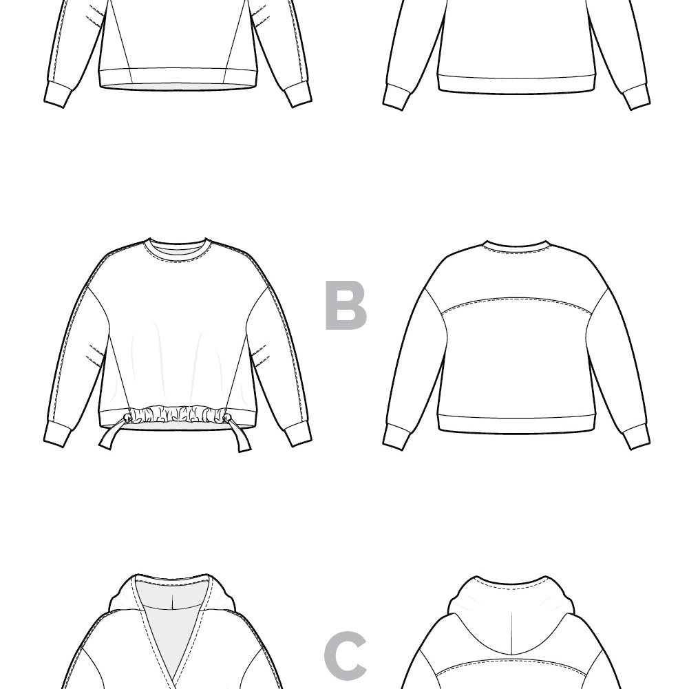 Mile End Sweatshirt Pattern
