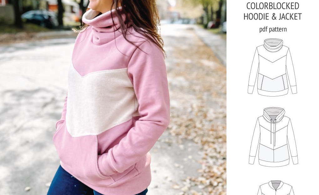 Milly colorblocked hoodie and zip up jacket (PDF)