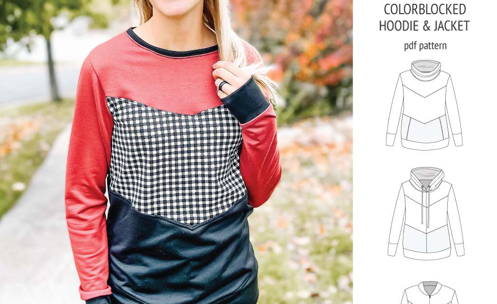 Milly colorblocked hoodie and zip up jacket (PDF)