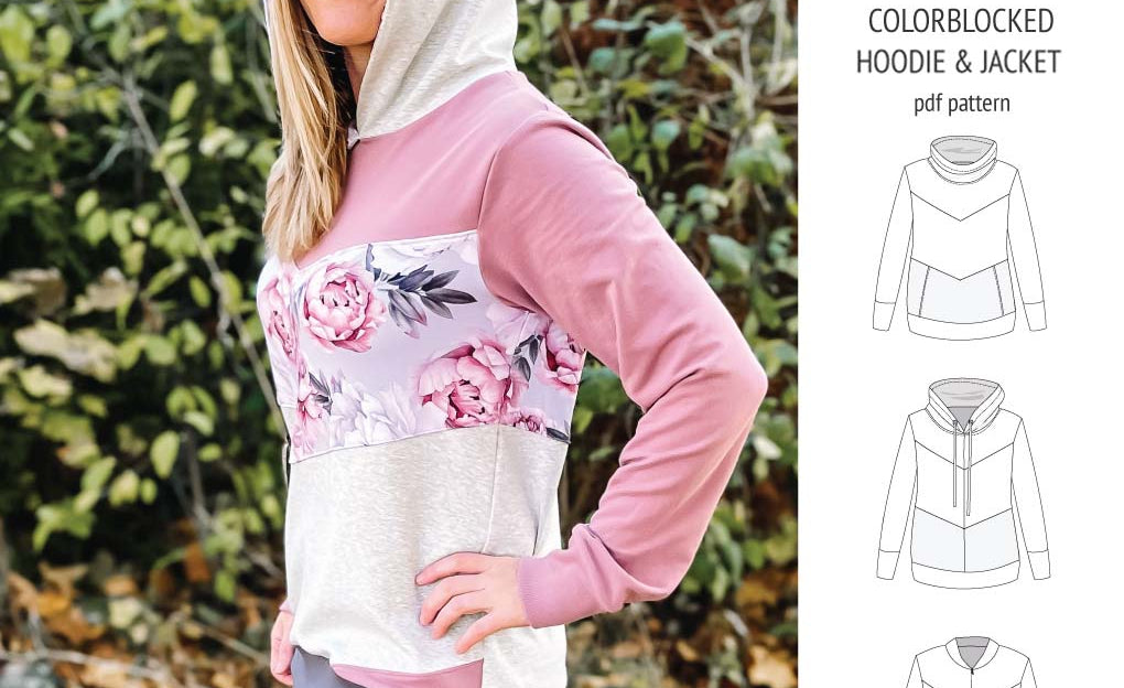 Milly colorblocked hoodie and zip up jacket (PDF)