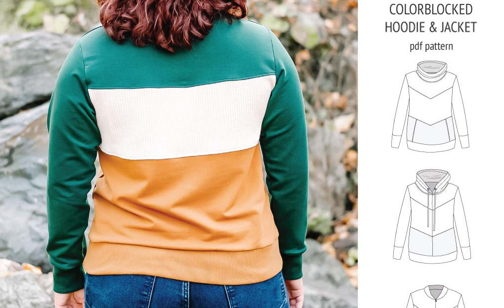 Milly colorblocked hoodie and zip up jacket (PDF)