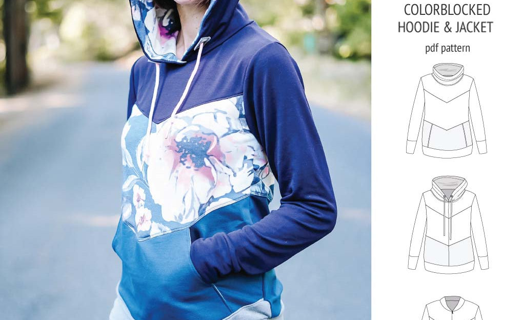 Milly colorblocked hoodie and zip up jacket (PDF)