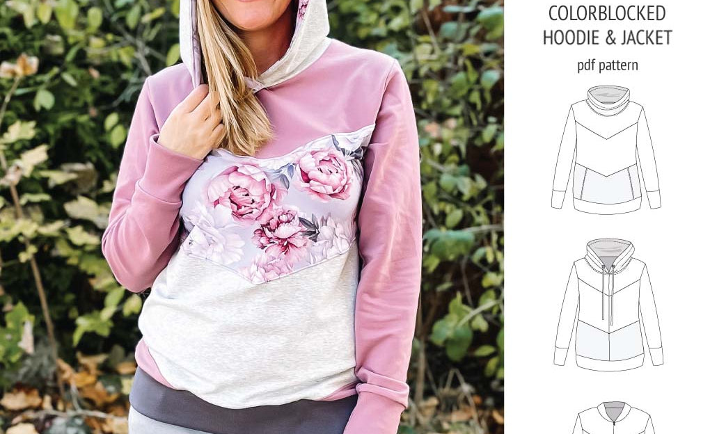 Milly colorblocked hoodie and zip up jacket (PDF)