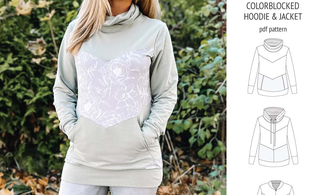 Milly colorblocked hoodie and zip up jacket (PDF)