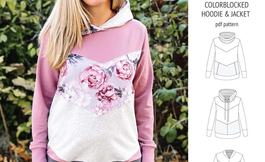 Milly colorblocked hoodie and zip up jacket (PDF)