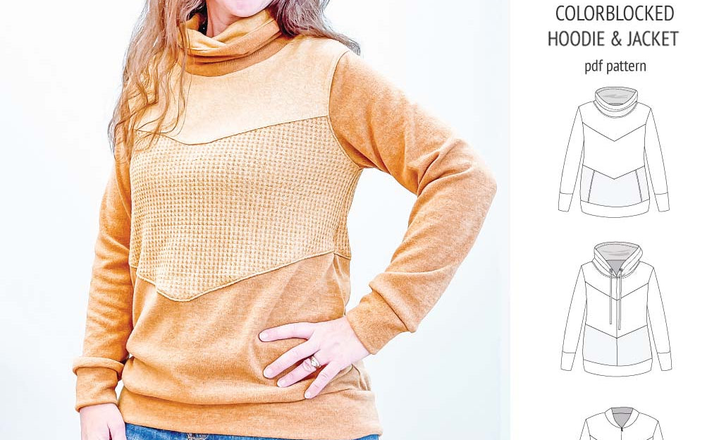 Milly colorblocked hoodie and zip up jacket (PDF)