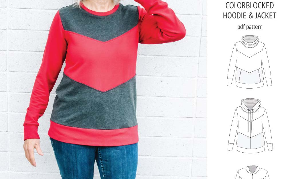 Milly colorblocked hoodie and zip up jacket (PDF)