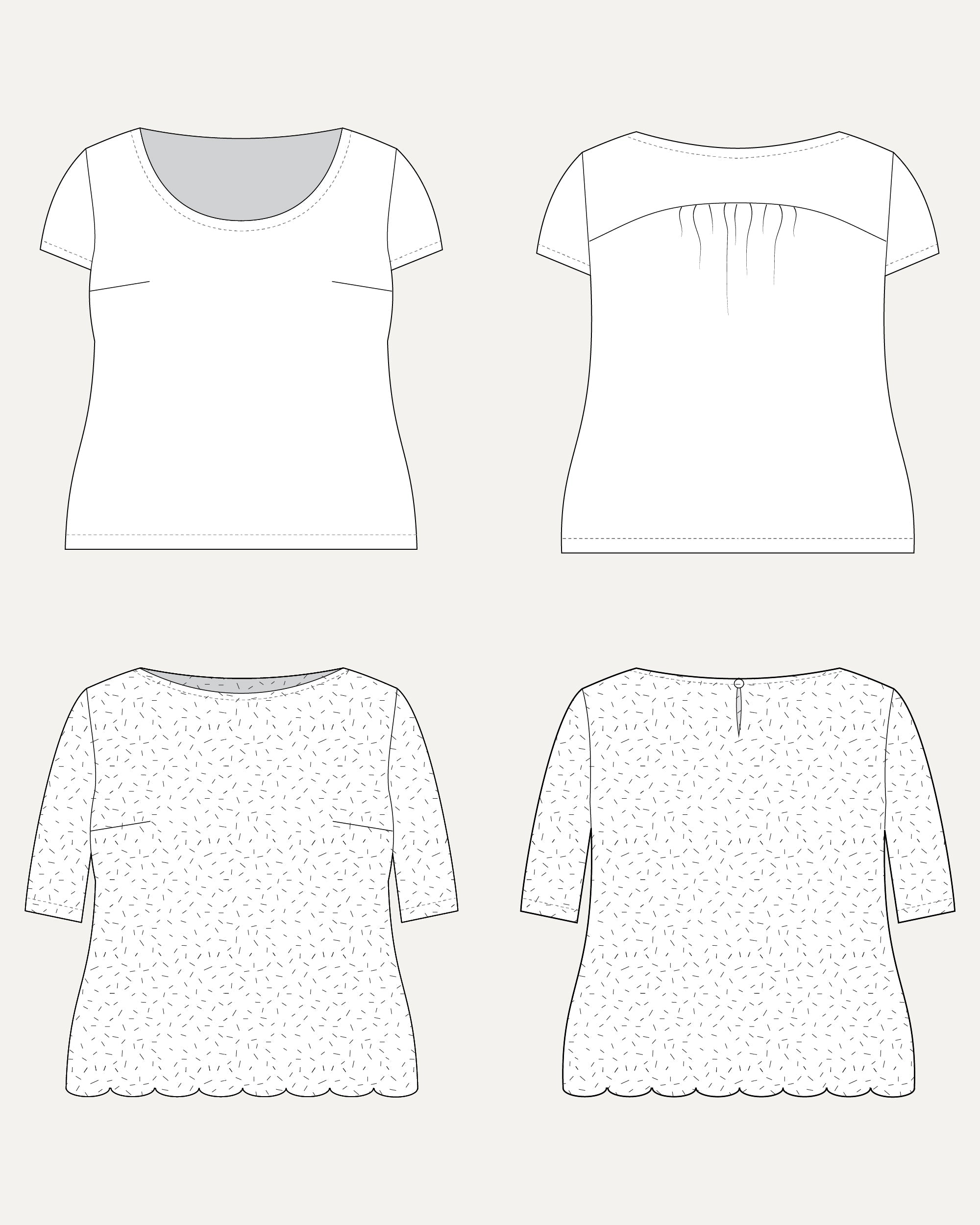 Cashmerette Montrose Top PDF pattern