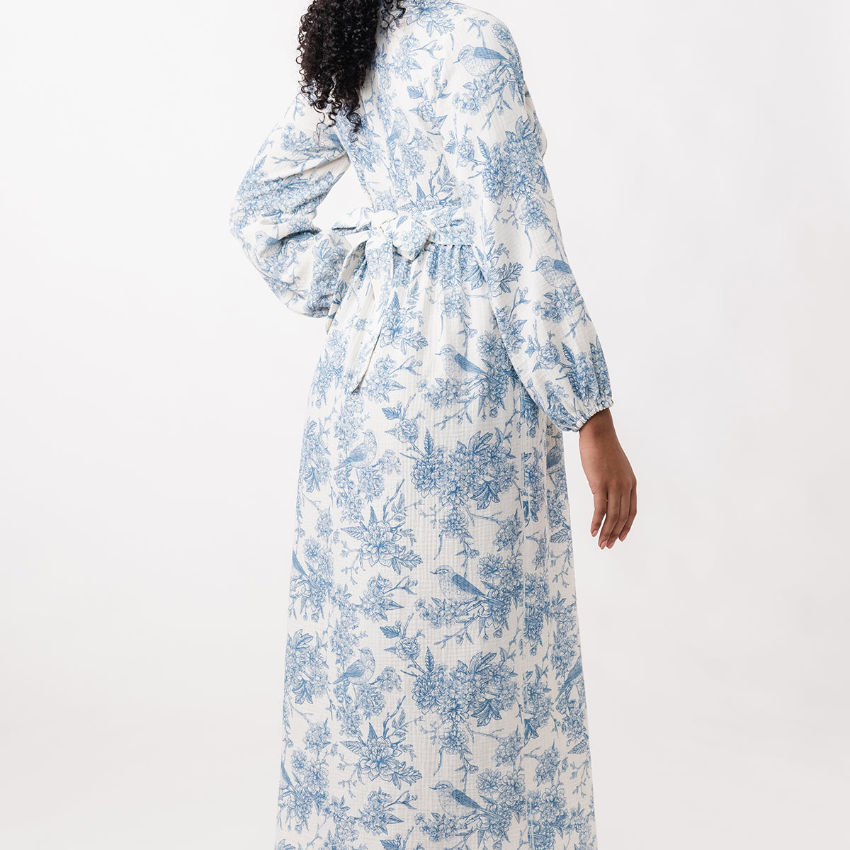 OODI gathered midi dress