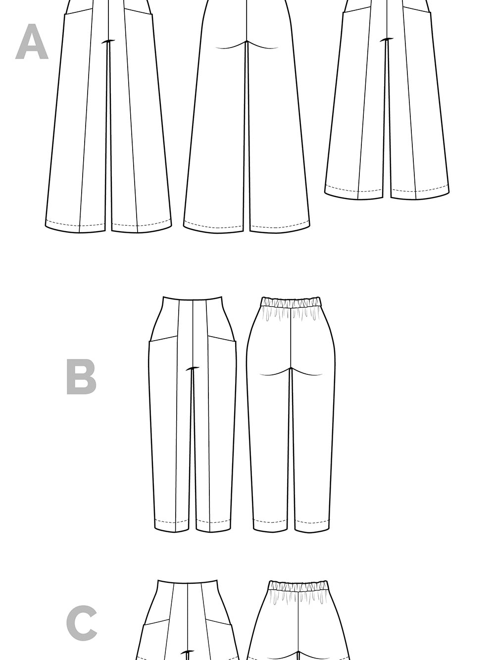 Pietra Pants + Shorts Pattern