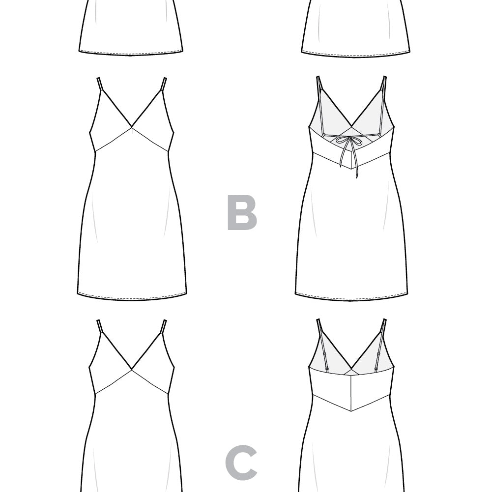Simone Slip Dress + Camisole Pattern