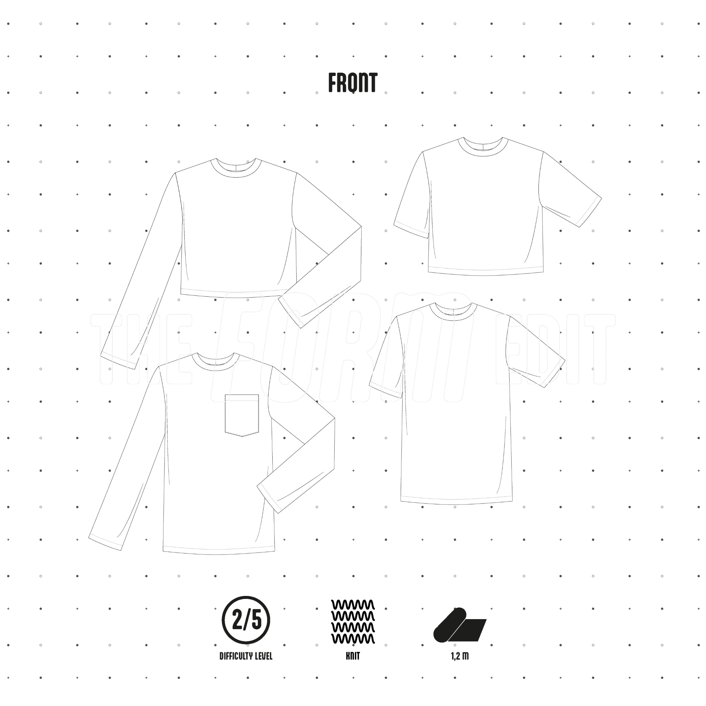 TSHIRT001 - T-Shirt 4 en 1 au fit parfait
