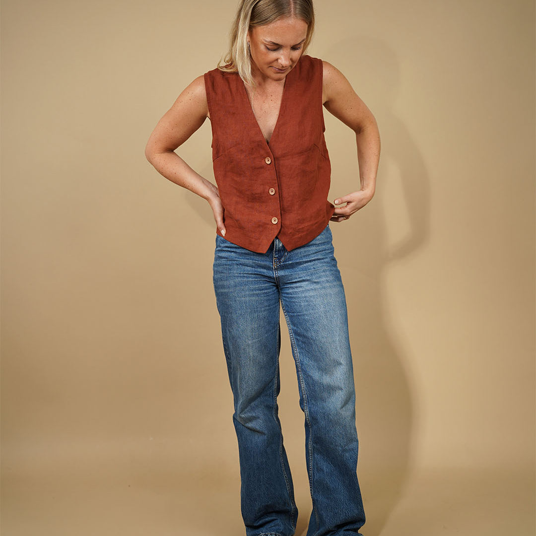 Waistcoat top sewing pattern