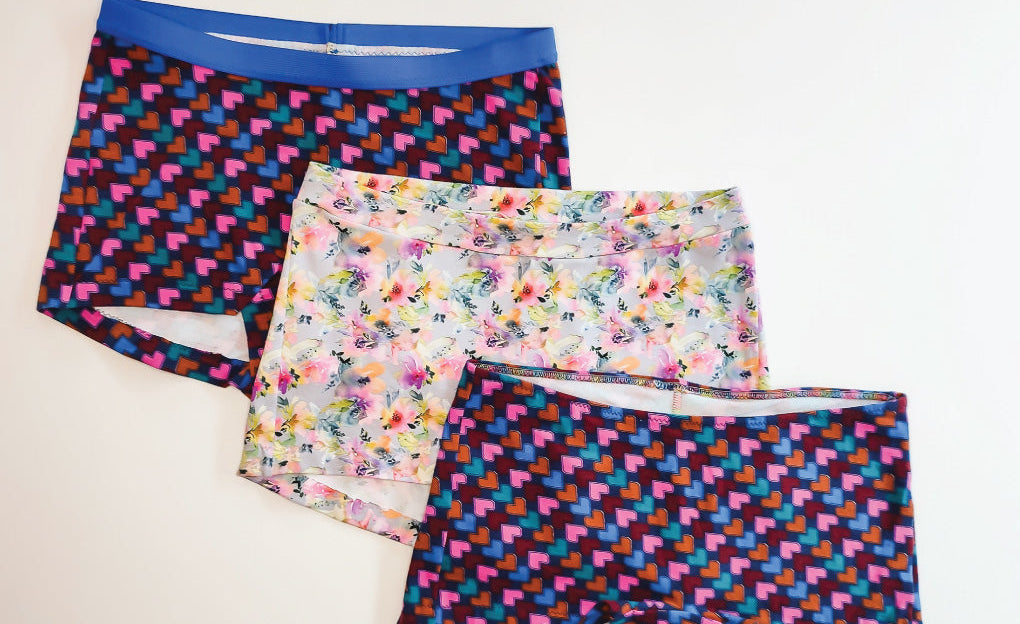 Whisper no front seam boyshorts with various inseams (PDF)