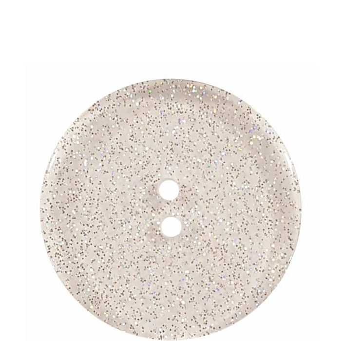 Flat Glitter 2-Hole 18mm Buttons - Assorted Colours